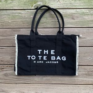 Marc Jacobs The Tote Bag Black White Purse